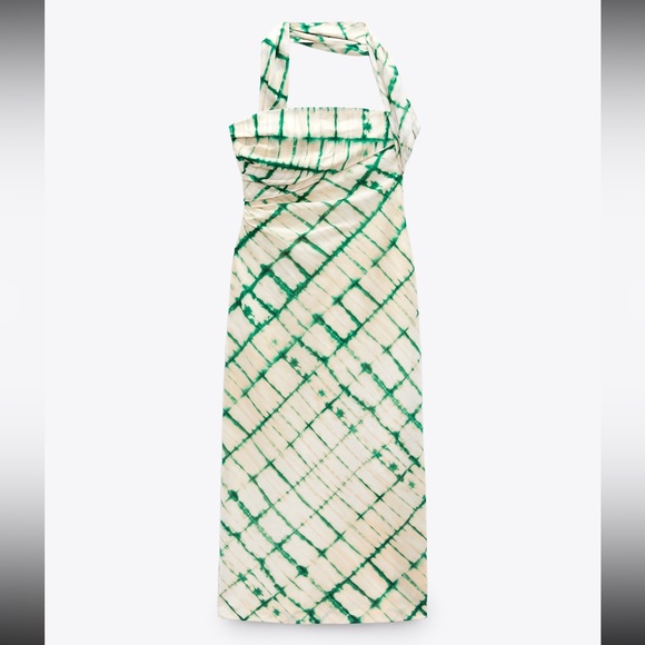 ZARA PRINTED MIDI DRESS - Picture 13 of 15